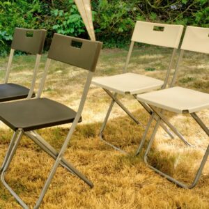 Folding Ikea Gunde Black Chair Hire